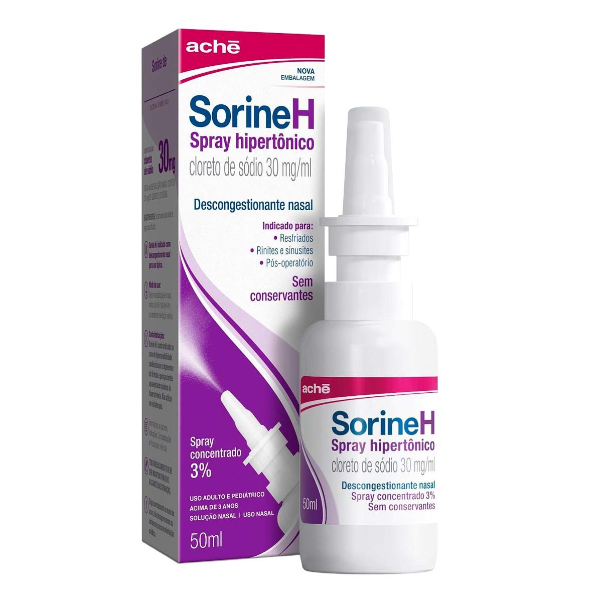 Descongestionante Nasal Sorine H 3% 50ml Spray