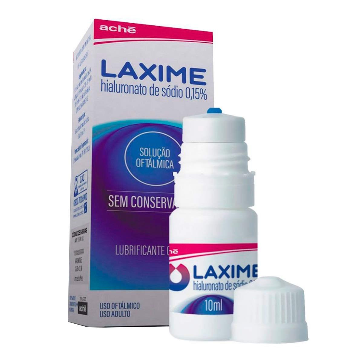 Colírio Lubrificante Laxime 1,5mg/ml 10ml