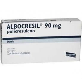 Albocresil 90mg Óvulos Vaginais 6 unidades