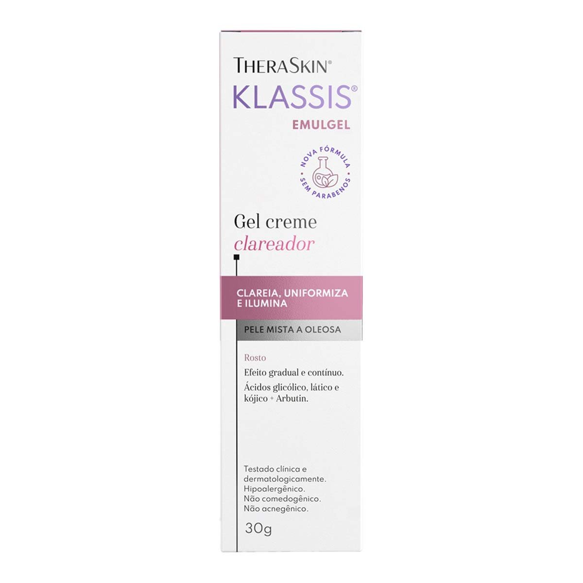 Clareador da Pele Emulgel Klassis Theraskin FPS20 30g