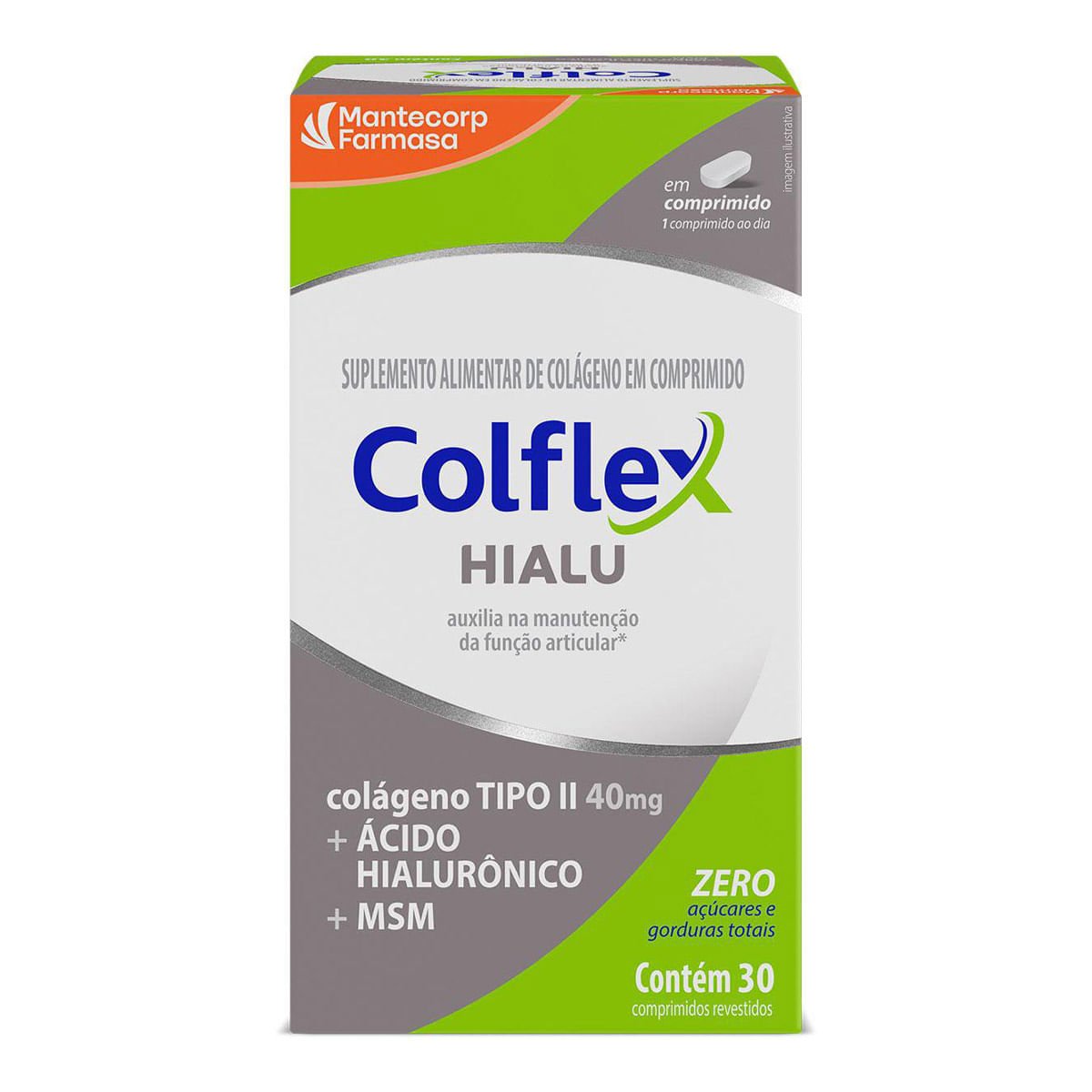 Colágeno Colflex Hialu Cosmed 30 Comprimidos Revestidos