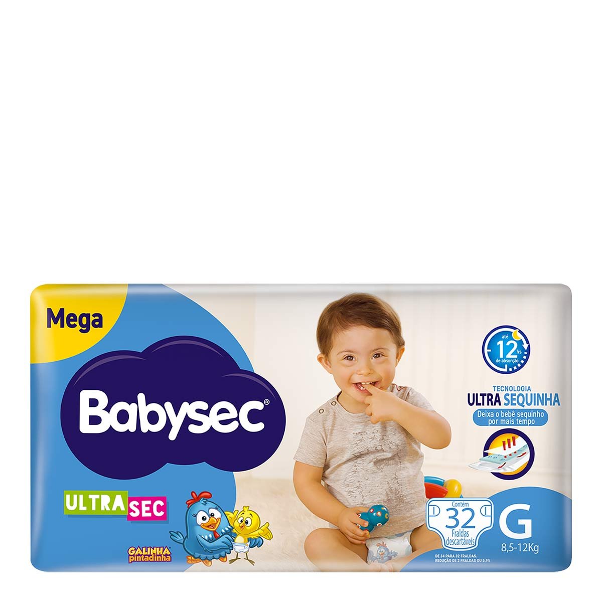 Fralda Babysec Ultrasec G 32 Unidades