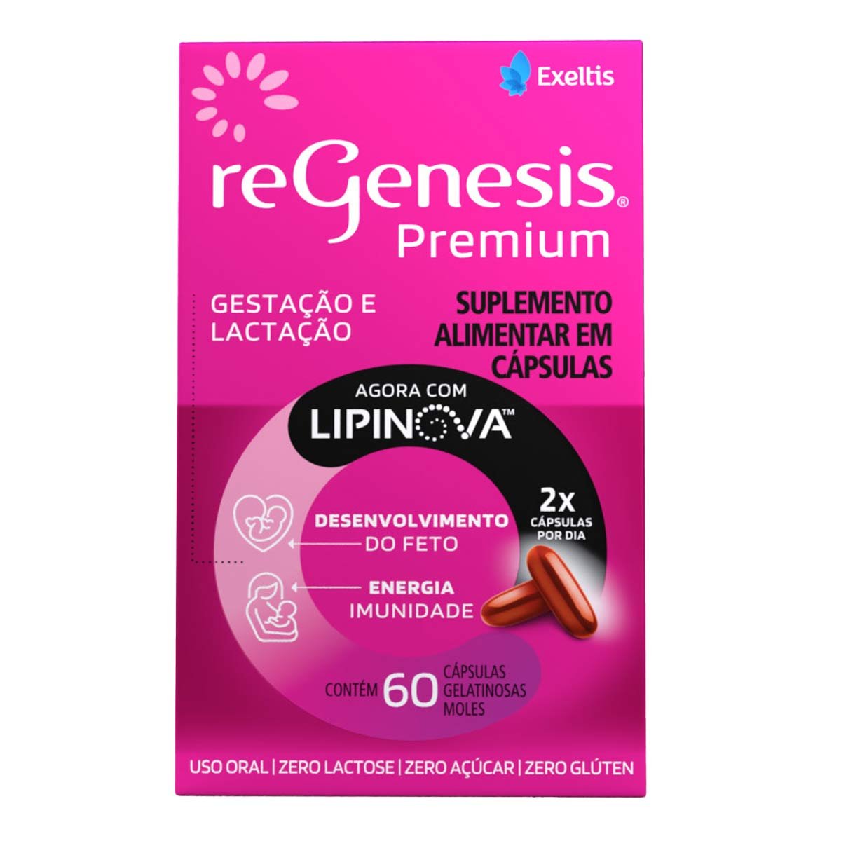 Suplemento Alimentar Regenesis Premium 60 Cápsulas
