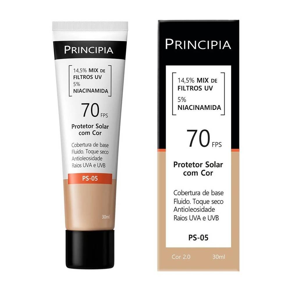 Protetor Solar Ps-05 Fps 70 Cor 2.0 Principia 30Ml
