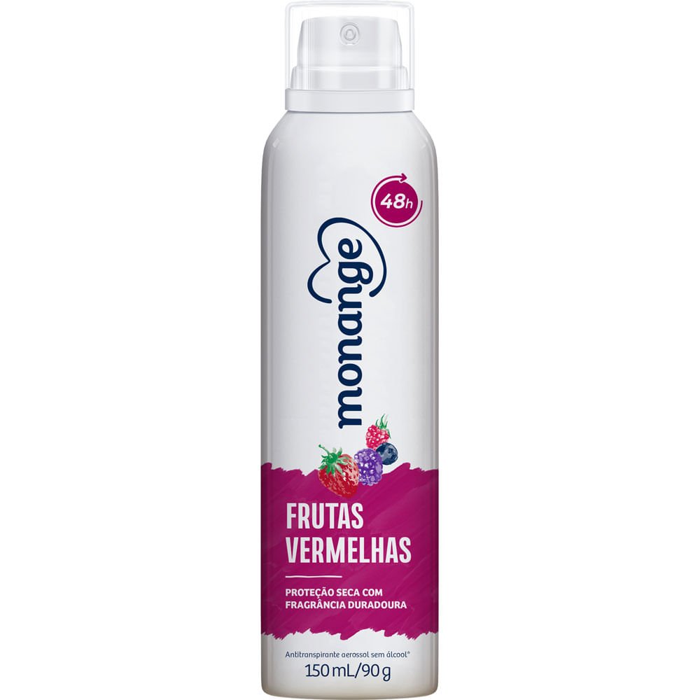 DESODORANTE AEROSOL MONANGE FRUTAS VERMELHAS 150ML