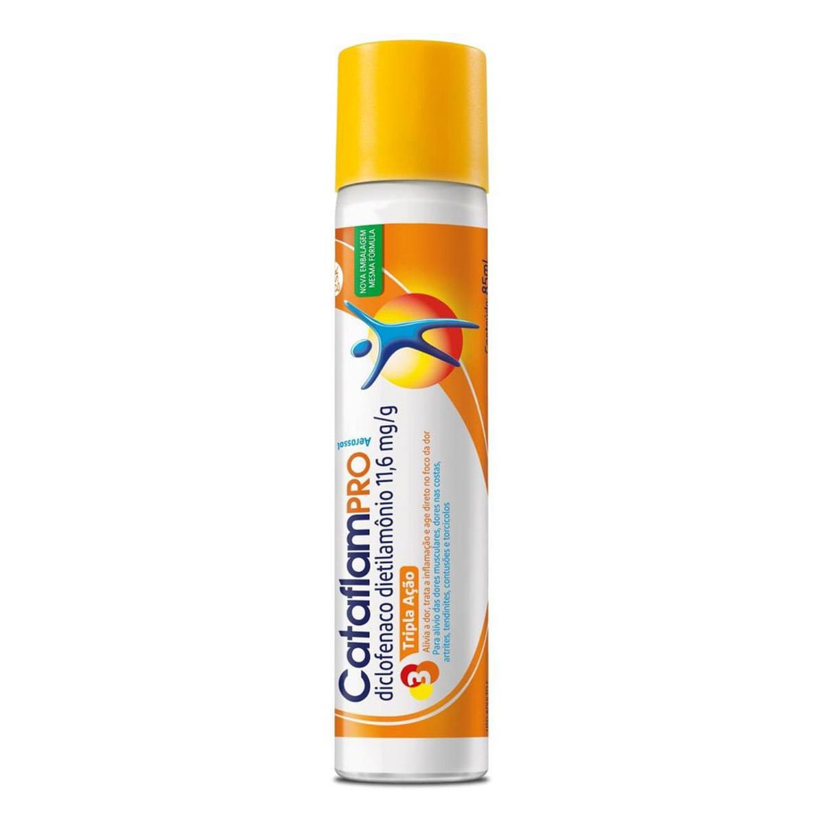 Analgésico e Anti-inflamatório CataflamPRO Tripla Ação 85ml Aerossol