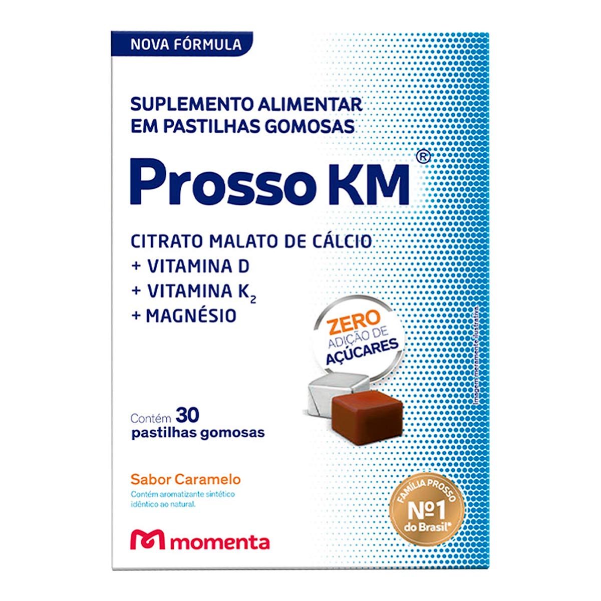 Prosso Km Caramelo 30 Tabeletes Mastigáveis