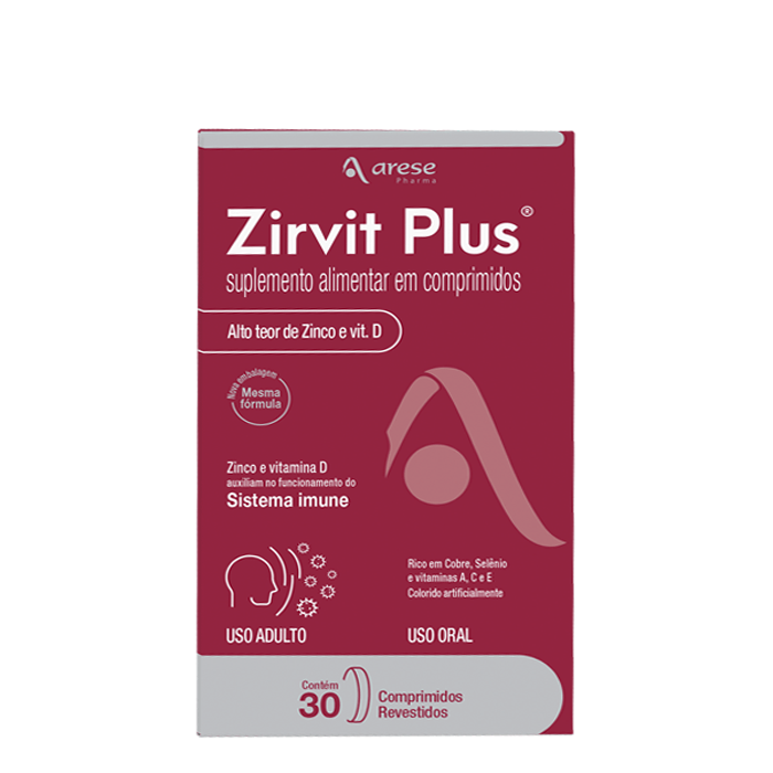 Zirvit Plus Arese 30 Comprimidos Revestidos