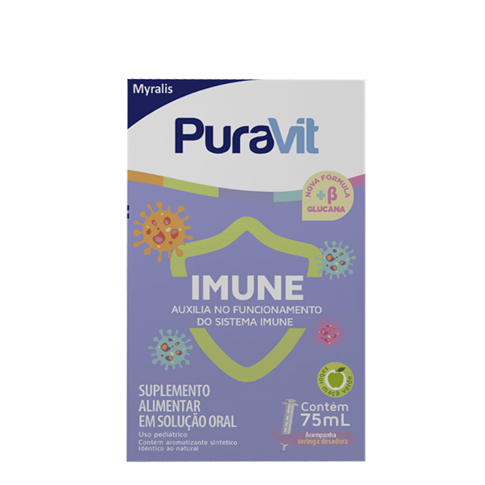 PuraVit Imune Myralis Sabor Maçã-Verde 75ml