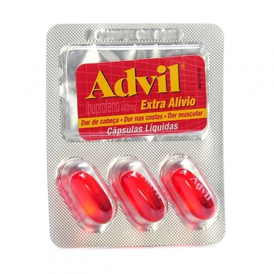 Advil 400mg 3 Cápsulas