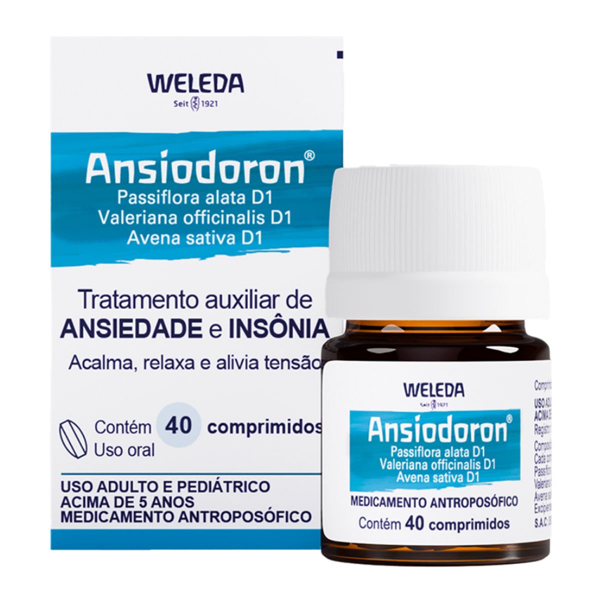 Calmante Ansiodoron 40 Comprimidos