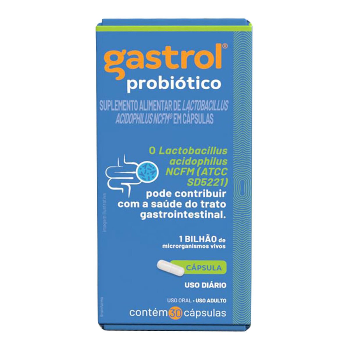 Probiótico Gastrol 1 Bilhão 30 cápsulas