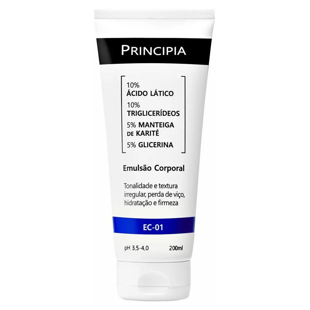 Hidratante Corporal Principia EC-01 10% Ácido Lático 200ml