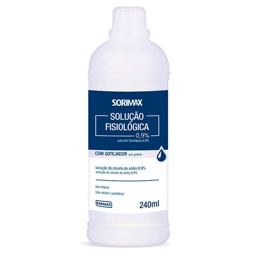 Soro Fisiológico Sorimax Farmax 240ml