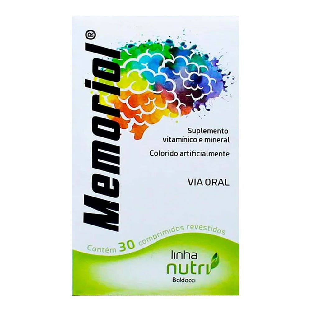 Suplemento Vitamínico Memoriol 30 Comprimidos