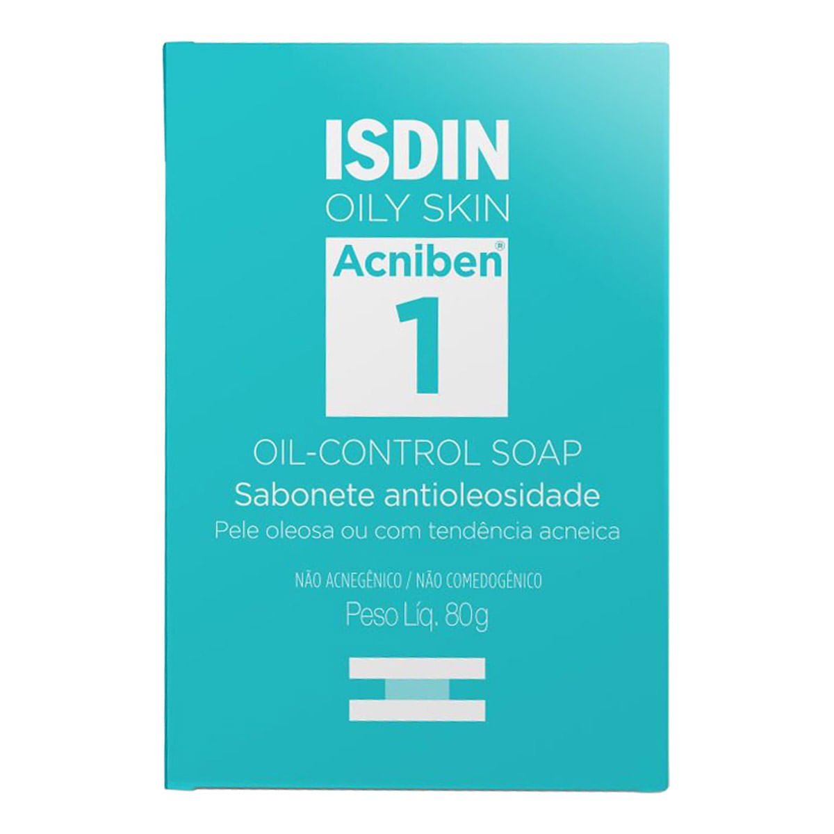 Sabonete em Barra Facial Isdin Acniben Antioleosidade 80g