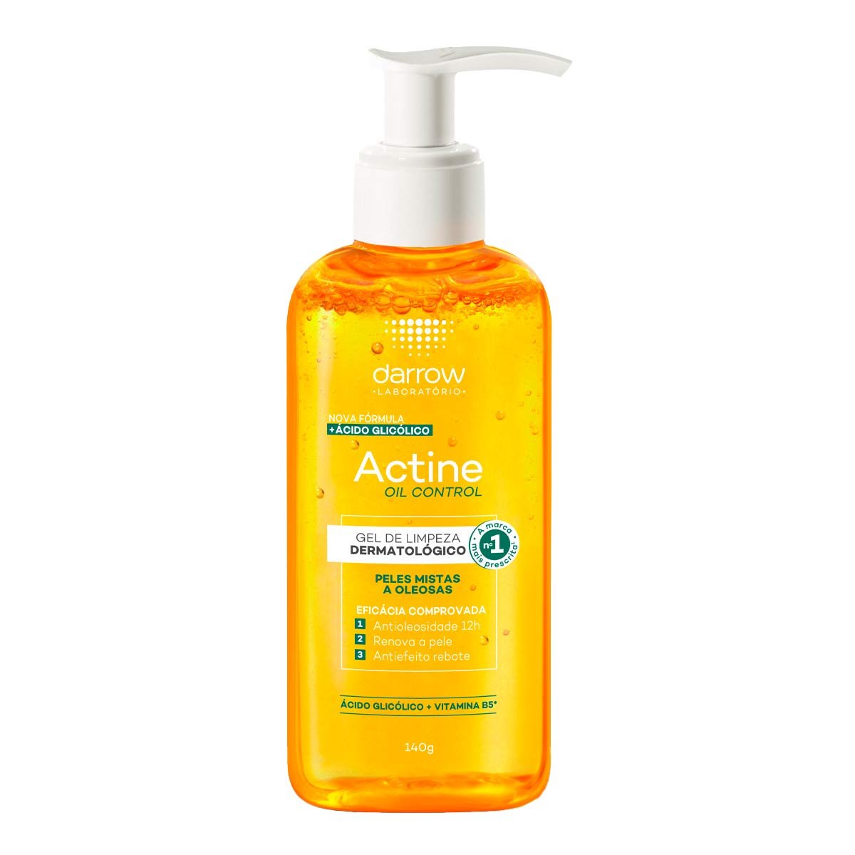 Gel De Limpeza Facial Darrow Actine Oil Control 140g