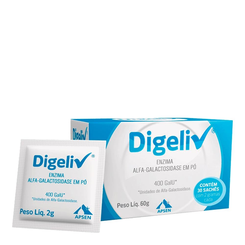 Antigases Digeliv 400GalU 30 Sachês