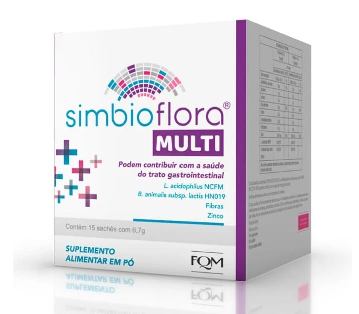Simbioflora Multi Suplemento Alimentar FQM 15sachês