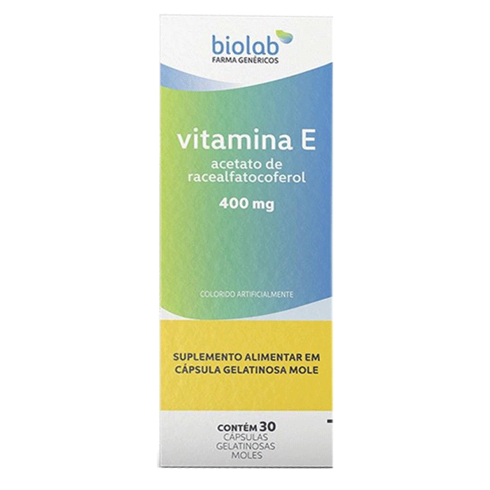 Vitamina E 400mg Biolab 30 Gelatinosas Moles