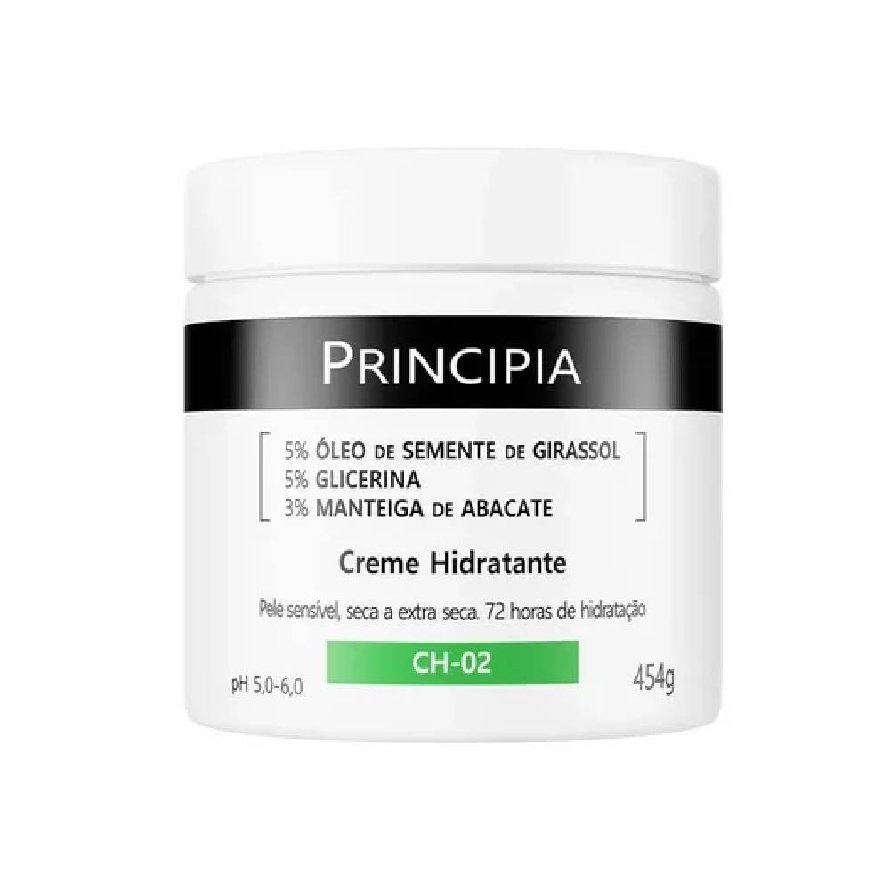 Hidratante Corporal Ch-02 5% Óleo De Semente De Girassol 5% Glicerina 3% Manteiga De Abacate Principia 454G