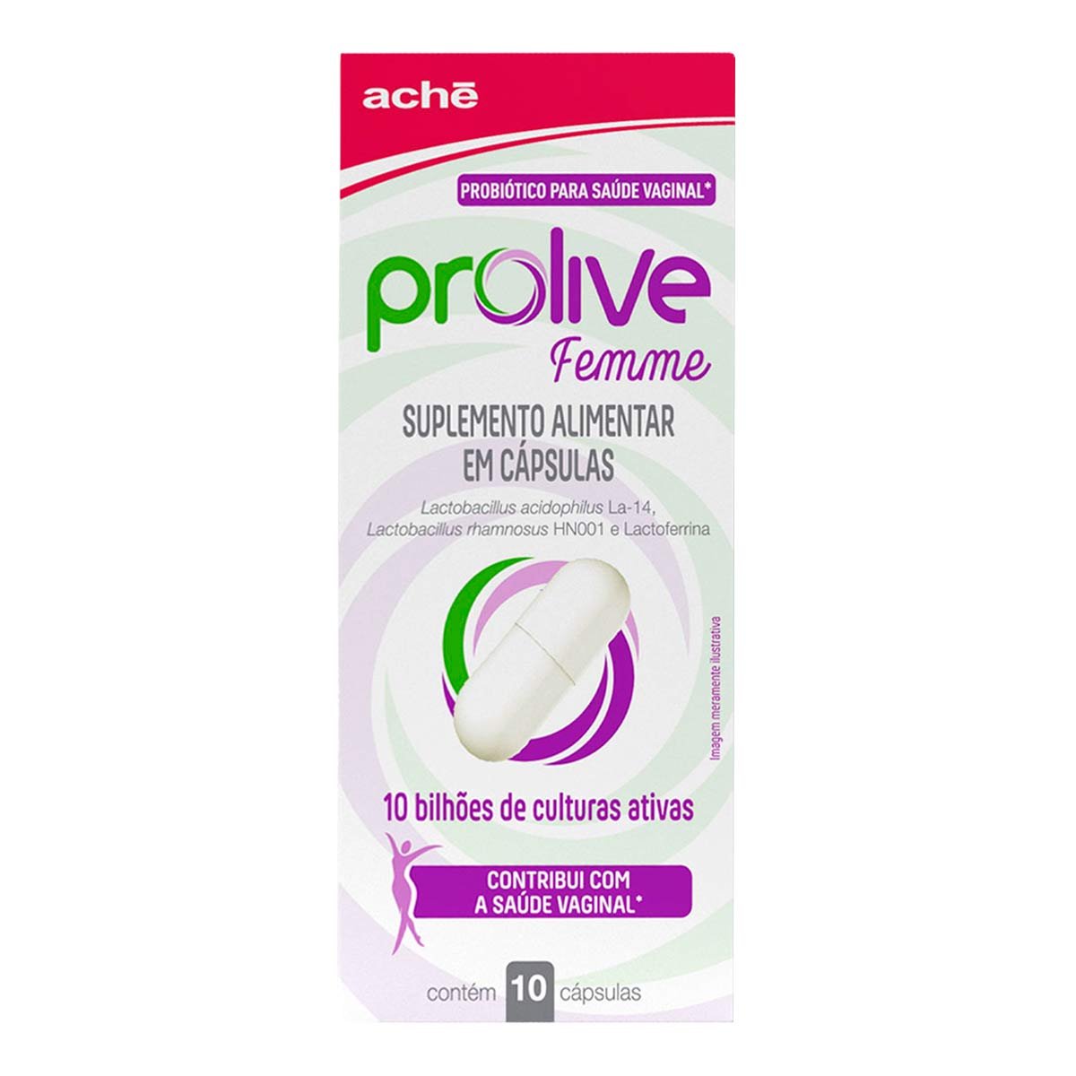 Probiótico Prolive Femme 10 Capsulas