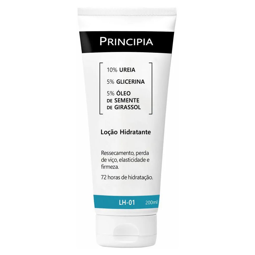 Hidratante Corporal Principia LH-01 10% Ureia 5% Glicerina 5% Óleo de Semente de Girassol 200ml