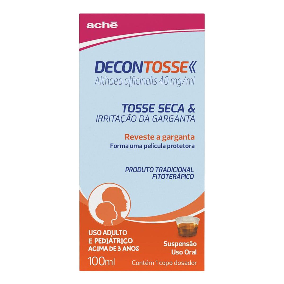 Antitussígeno Decontosse 40mg/ml 100ml Suspensão Oral + Copo Dosador