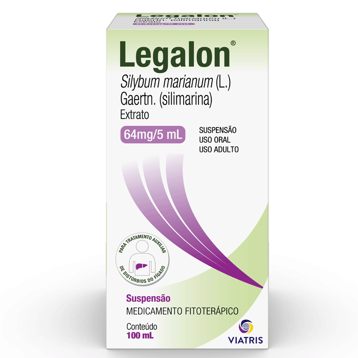 Hepatoprotetor Legalon 64mg/5ml 100ml Suspensão Oral