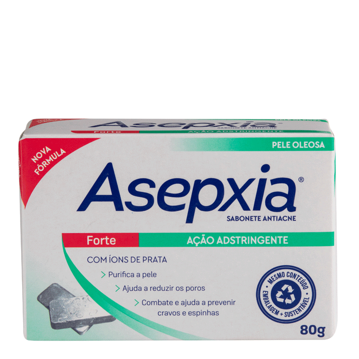 Sabonete Barra Asepxia Forte Ação Adstringente 80g
