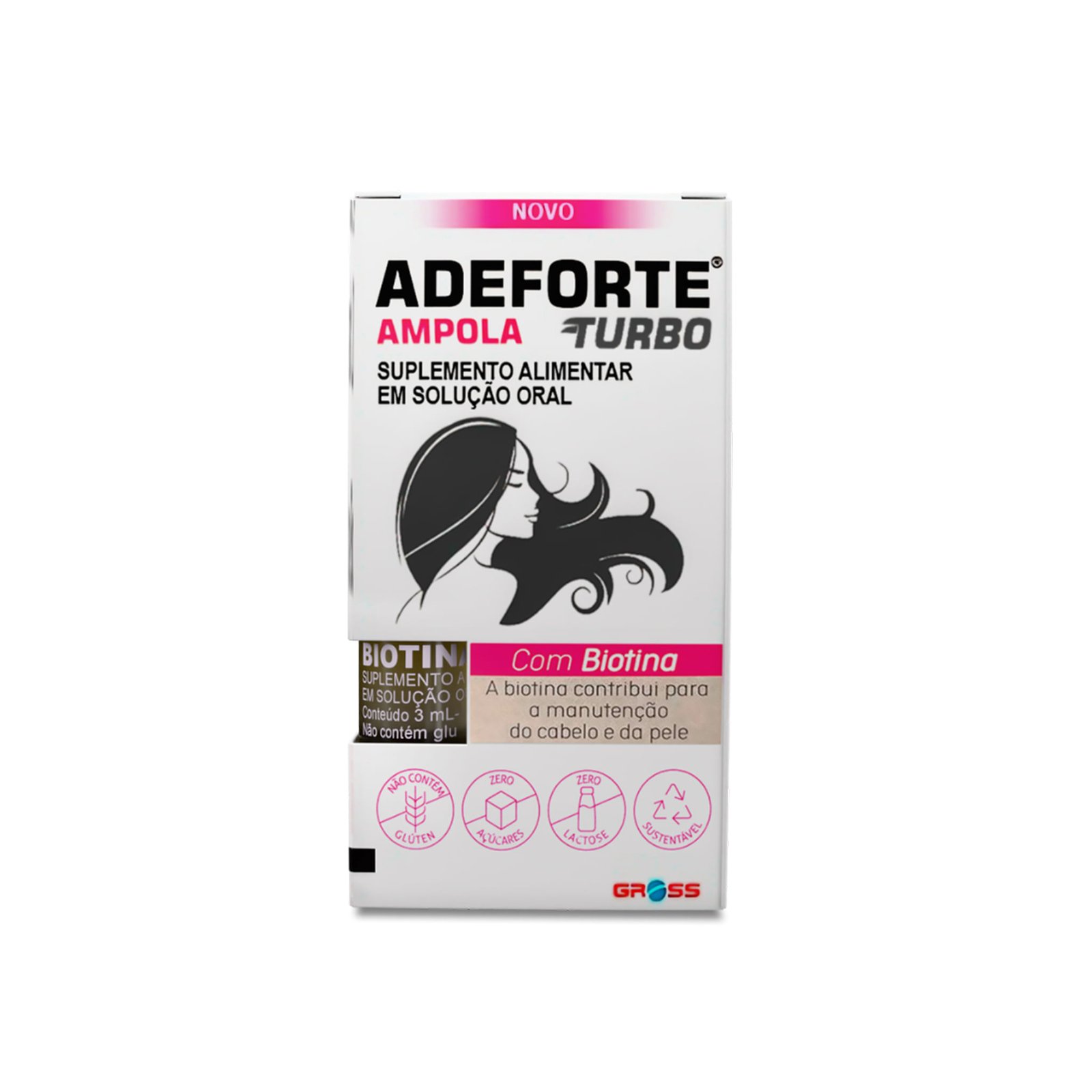 Adeforte Turbo Suplemento Alimentar Oral 2 Ampolas 3Ml
