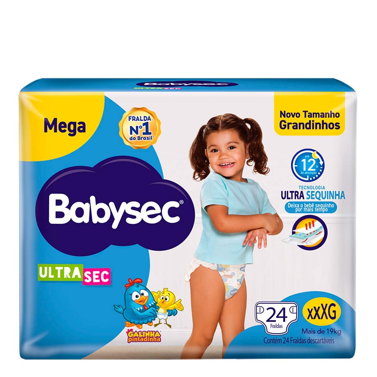 Fralda Babysec Ultrasec XXXG 24 Unidades