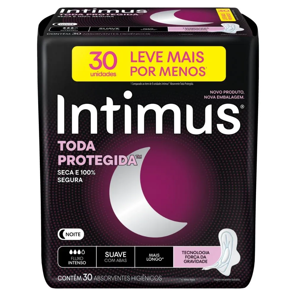 Abs Intimus Noturno C/30 Suave