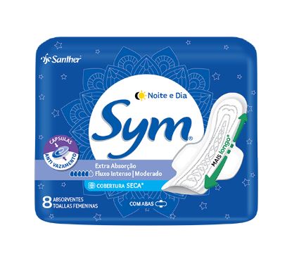 Abs Sym Noite & Dia Seca C/Abas 8un