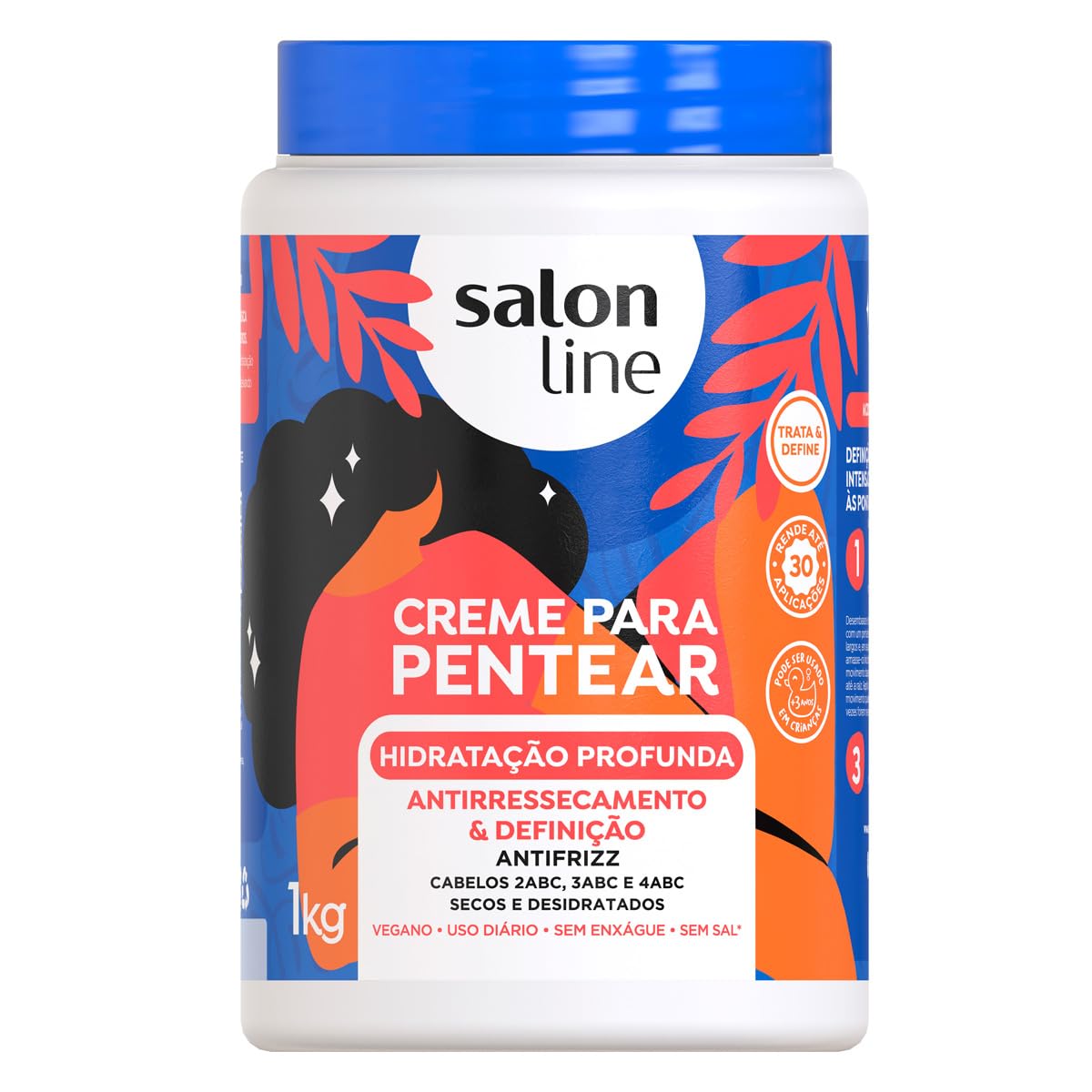 Cr Pentear Salon Line Hidr Prof 1kg
